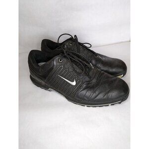 Nike Air Zoom Tour Mens Size 12 Black Leather Golf Shoes-336046-001